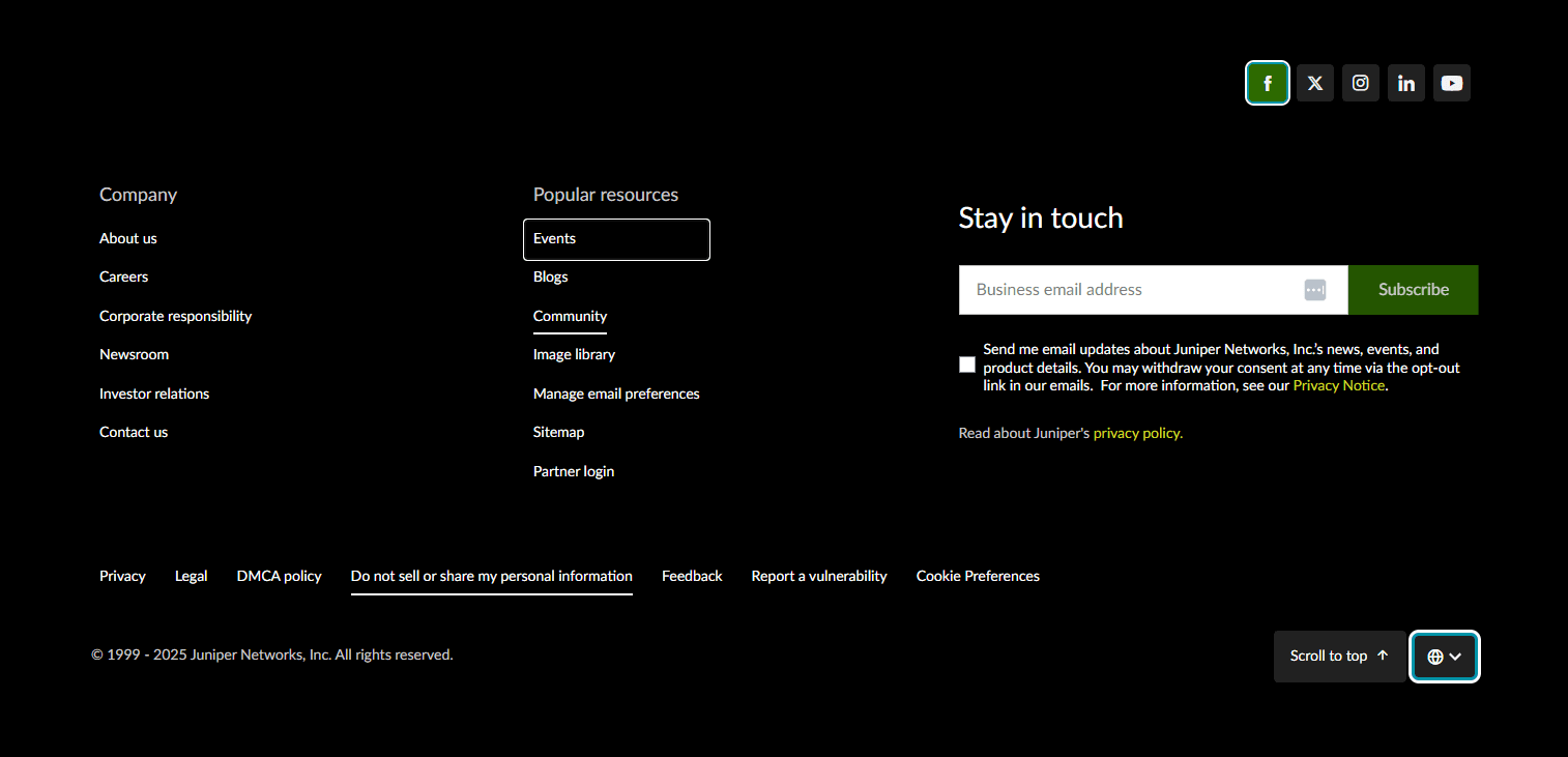 Juniper Networks Navigation Redesign